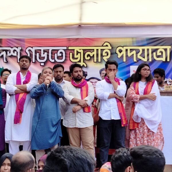অন্তর্বর্তীমূলক গণতান্ত্রিক বাংলাদেশই আমাদের প্রত্যাশা: এনসিপির আহ্বায়ক নাহিদ