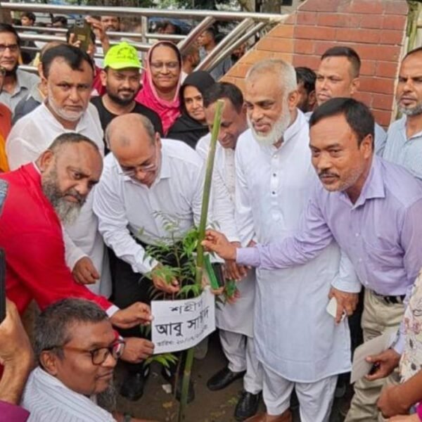গাজীপুরে বিএনপির গণঅভ্যুত্থানের স্মরণে বৃক্ষরোপণ কর্মসূচি উদ্বোধন করলেন কাজী…