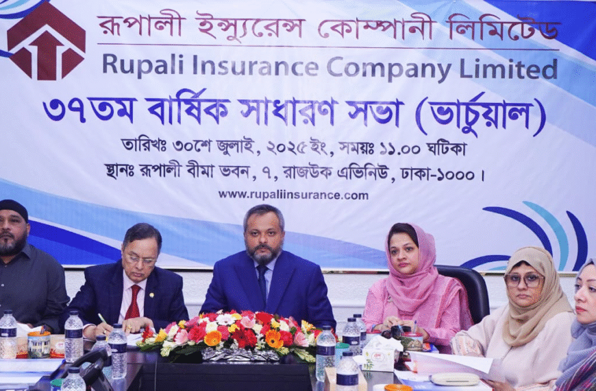 রূপালী ইন্স্যুরেন্স কোম্পানির ৩৭তম বার্ষিক…
