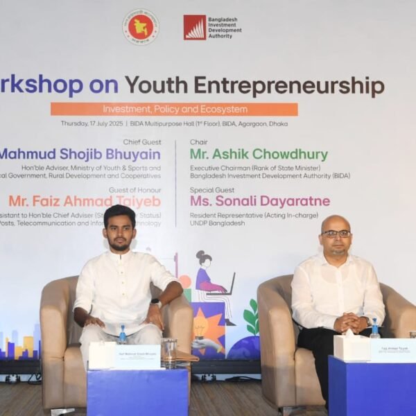 তরুণ উদ্যোক্তাদের পূর্ণ সম্ভাবনা কাজে লাগাতে প্রয়োজন দৃঢ় অঙ্গীকার…