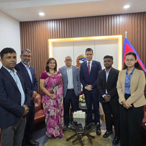 নেপাল রাষ্ট্রদূতের সঙ্গে এনার্জিপ্যাক সিইও’র সৌজন্য সাক্ষাৎ