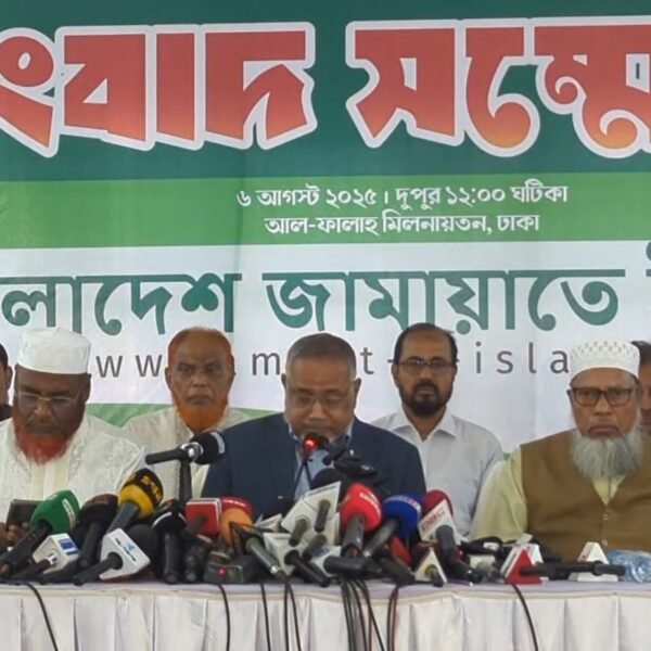 নির্বাচনের সময় প্রকাশকে ইতিবাচক হিসেবে দেখছে জামায়াতঃ নায়েবে আমীর…