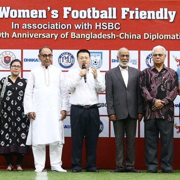 বাংলাদেশ-চীন নারী ফুটবল প্রীতি ম্যাচে কূটনৈতিক সম্পর্কের ৫০ বছর…