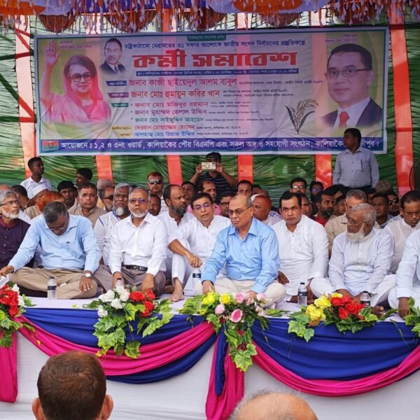 কাজী ছাইয়েদুল আলম বাবুল এর নেতৃত্বে কালিয়াকৈরের ১,২ ও…