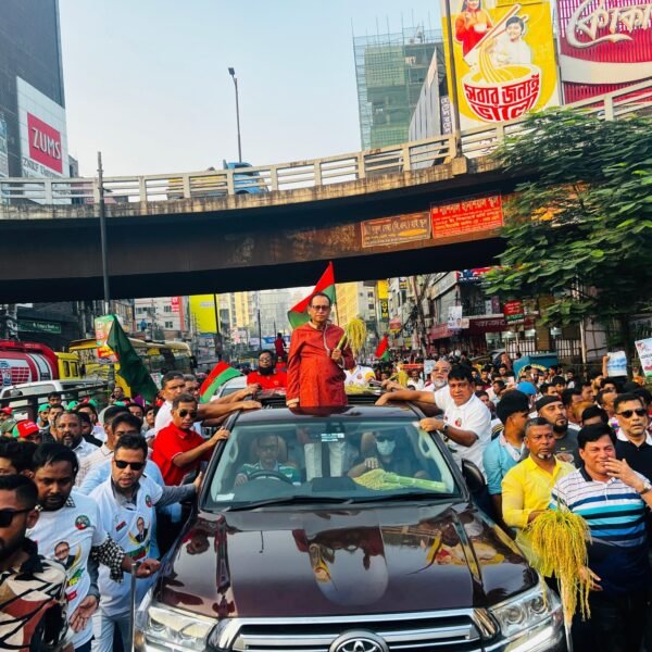 ঢাকা-১১ আসনে বিএনপি প্রার্থী ড. এম এ কাইয়ুমের গণসংযোগে&hellip;