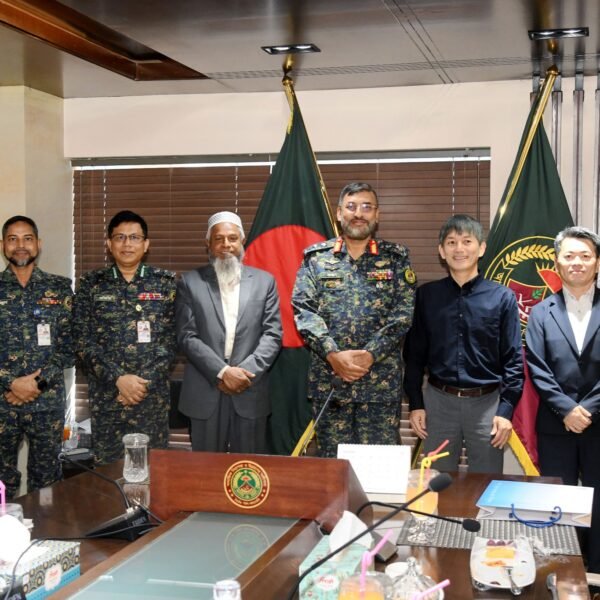 বাংলাদেশ আনসার বাহিনী প্রধানের সঙ্গে সৌজন্য সাক্ষাৎ করলেন জাইকা…