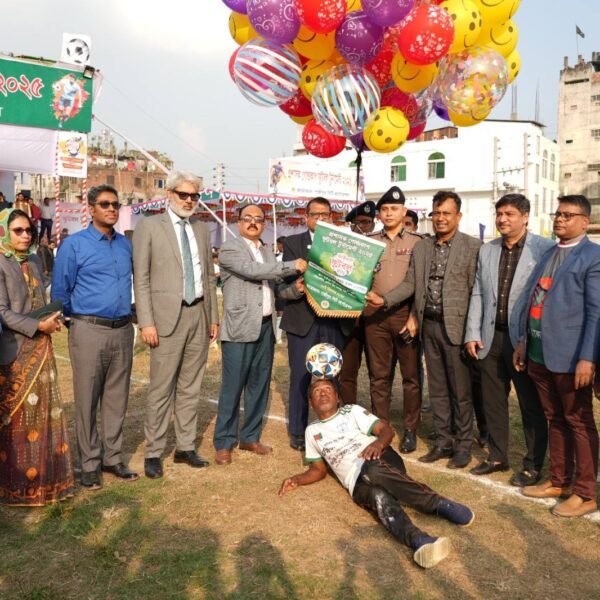 গাজীপুরে মোগর খাল পরিদর্শন ও প্রশাসক গোল্ডকাপ ফুটবল ফাইনাল&hellip;