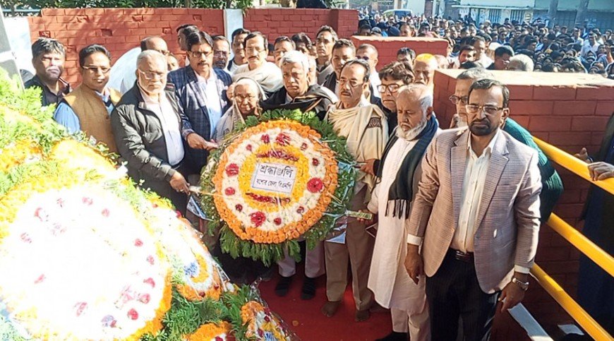 যথাযোগ্য মর্যাদায় যশোরে শহীদ বুদ্ধিজীবী দিবস পালন