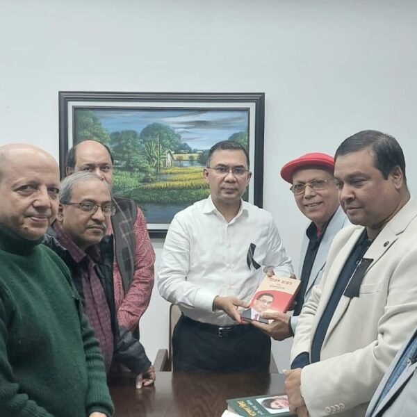 তারেক রহমানের সঙ্গে সৌজন্য সাক্ষাৎ করলেন জাতীয় প্রেসক্লাবের নেতৃবৃন্দ