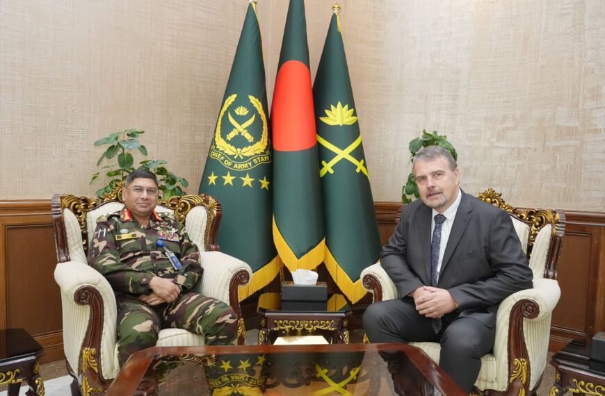 সেনাপ্রধানের সাথে সৌজন্য সাক্ষাৎ করলেন&hellip;