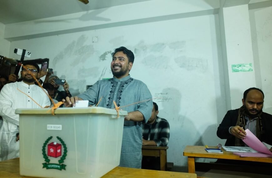 ভোট দিলেন এনসিপি এর আহবায়কনাহিদ&hellip;