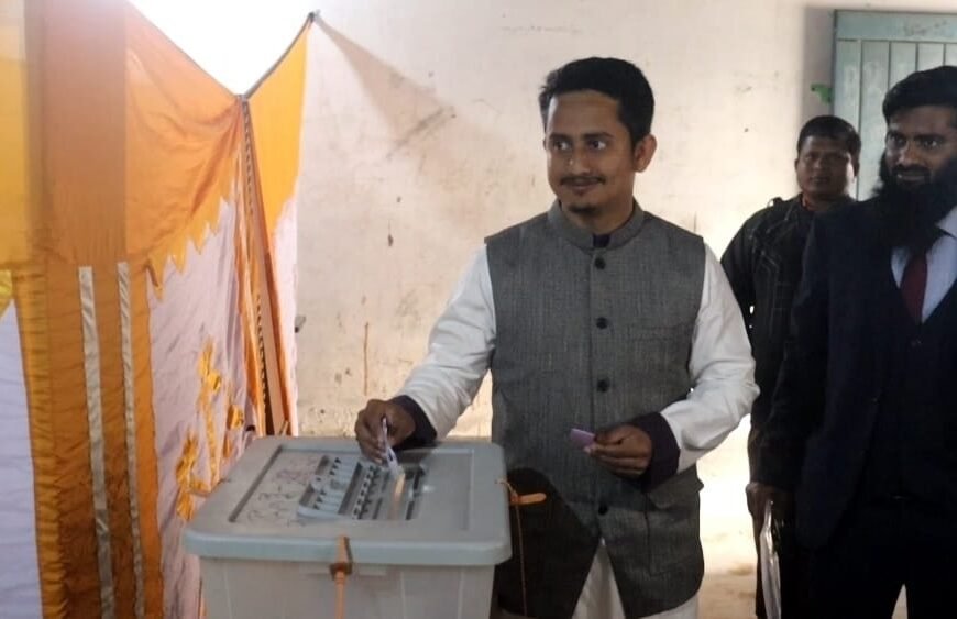 ভোট দিলেন পঞ্চগড়-১ আসনের এনসিপি&hellip;