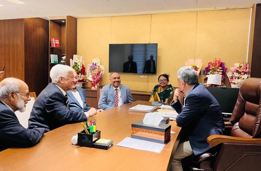 অর্থমন্ত্রী আমীর খসরু মাহমুদ চৌধুরী-এর সাথে সৌজন্য&hellip;