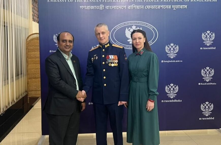 সাপ্তাহিক ঢাকা মিডিয়া-এর সম্পাদক রুশ সেনা দিবস…