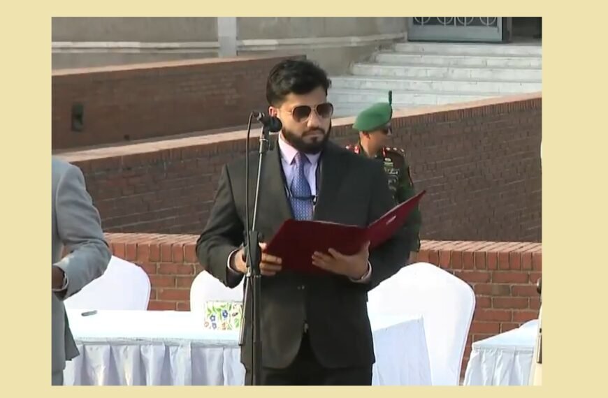 মুক্তিযুদ্ধ বিষয়ক মন্ত্রণালয়ের প্রতিমন্ত্রী হিসেবে শপথ নিলেন…