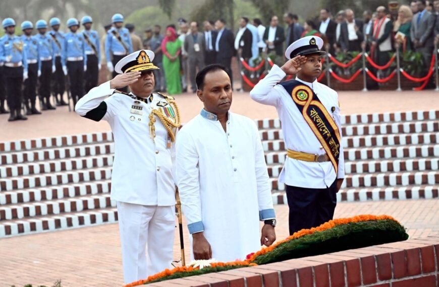 দেশমাতৃকার শ্রেষ্ঠ সন্তানদের স্মরণে জাতীয় স্মৃতিসৌধে ডেপুটি…
