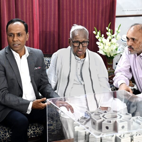 সাবেক স্পীকার ব্যারিস্টার জমির উদ্দিন সরকারের সঙ্গে বাংলাদেশ জাতীয়&hellip;