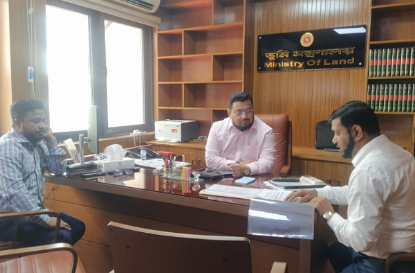 সরকারি জমির রাজস্ব ফাঁকির সুযোগ দেওয়া হবে না: ভূমি প্রতিমন্ত্রী