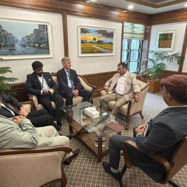 প্রধানমন্ত্রীর পররাষ্ট্র বিষয়ক উপদেষ্টা হুমায়ুন কবীরের সঙ্গে সৌজন্য সাক্ষাৎ&hellip;