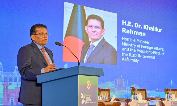বাণিজ্য ও বিনিয়োগে বৈশ্বিক সম্পৃক্ততা বাড়ানোর আহ্বান জানালেন পররাষ্ট্রমন্ত্রী ড. খলিলুর রহমান