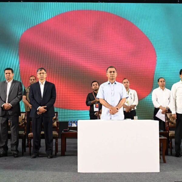 ‘জুলাই জাতীয় সম্মেলন-২০২৬’-এ উপস্থিত রয়েছেন প্রধানমন্ত্রী জনাব তারেক রহমান