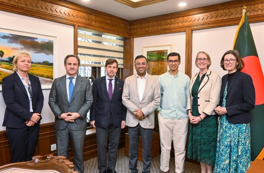 প্রধানমন্ত্রীর পররাষ্ট্র বিষয়ক উপদেষ্টার সঙ্গে…
