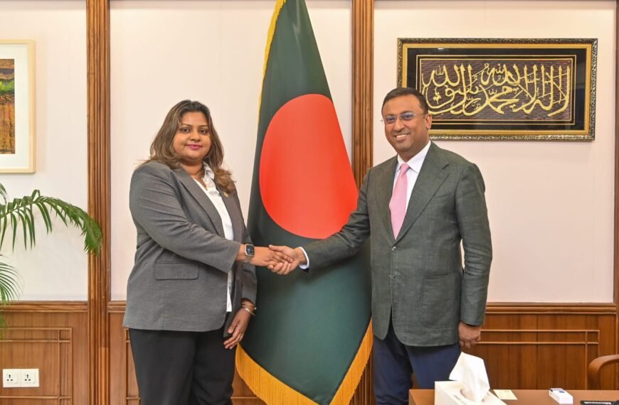 প্রধানমন্ত্রীর পররাষ্ট্রবিষয়ক উপদেষ্টার সঙ্গে সৌজন্য&hellip;