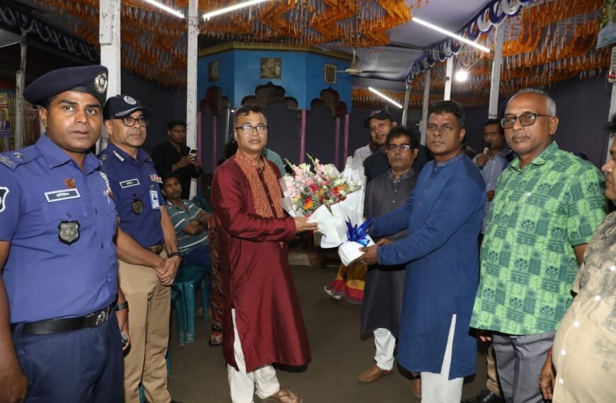গাজীপুরের কালিয়াকৈরে দুর্গাপূজার নিরাপত্তা ও আইনশৃঙ্খলা পরিস্থিতি&hellip;